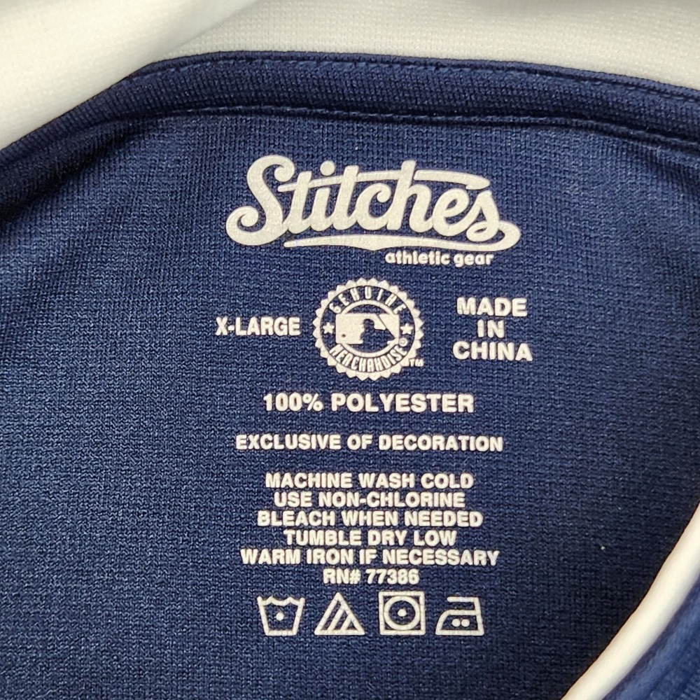 Boston Red Sox Stitches Athletic Gear Track Jacket Mens XL Blue - Picture 8 of 8